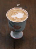 Camellia Stem Artisan Latte Goblet