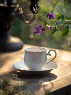 Petite Heirloom Mini Ceramic Cup & Saucer