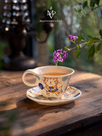 Whisker Muse Underglaze Cat Espresso Cup