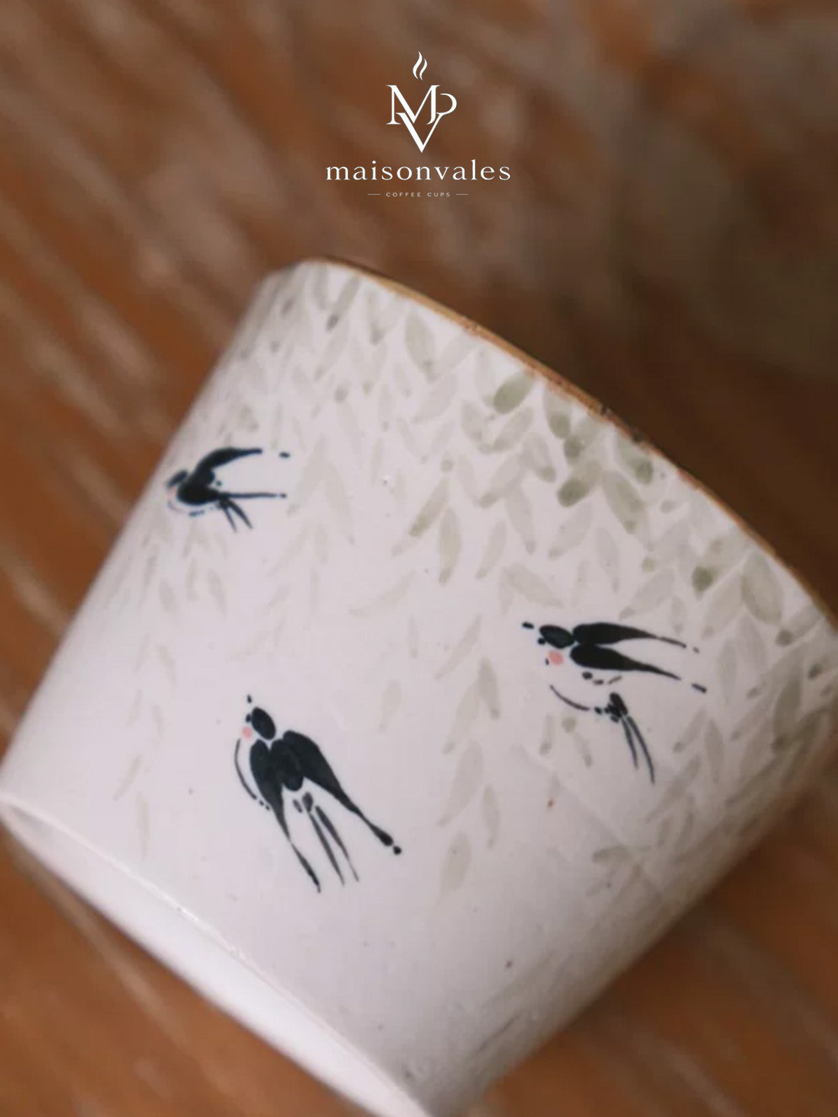 Swallow Iris Handcrafted Grip Mug