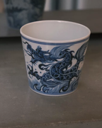 Dragon Tide Wood-Fired Blue & White Mug