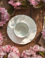 Petite Heirloom Mini Ceramic Cup & Saucer