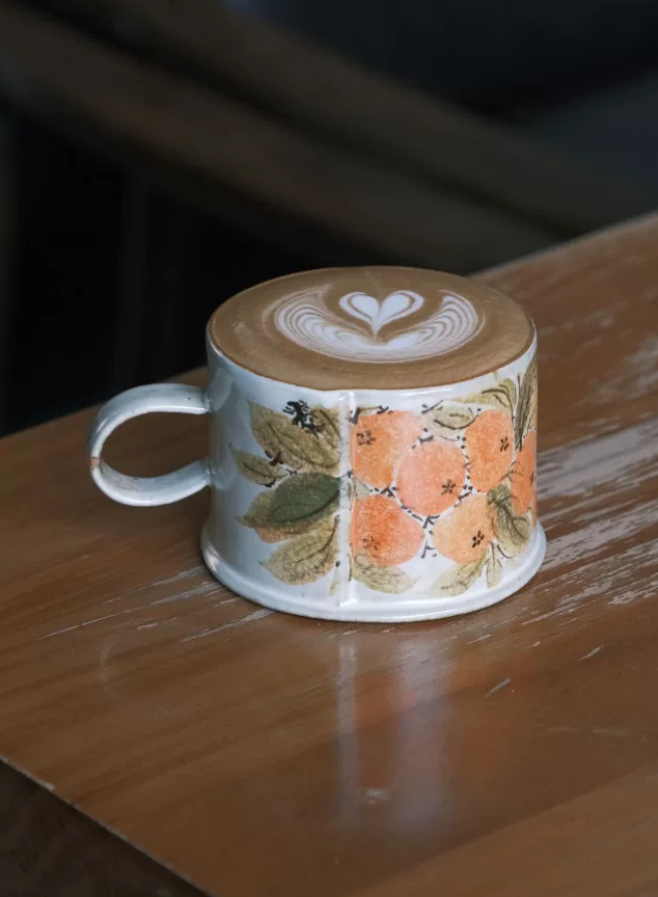 Wisteria Breeze Handmade Coffee Mug