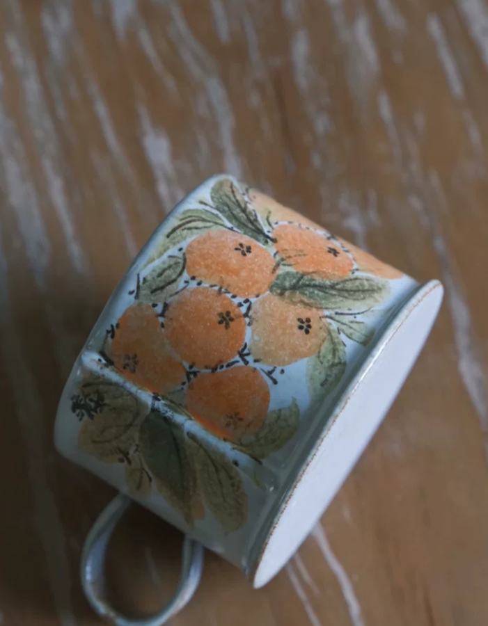 Loquat Garden Artisan Latte Cup