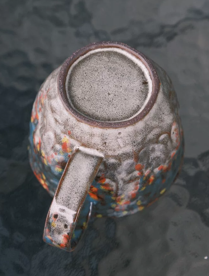 Confetti Clay Artisan Latte Mug